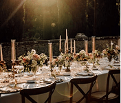 Beautifully plated wedding catering