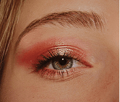 Bride having her makeup done